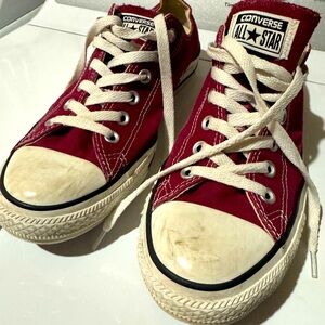 Burgundy Converse